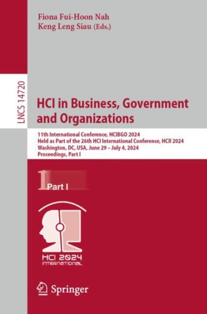 Book cover of: HCI in Business, Government and Organizations. By: Fiona Fui-Hoon Nah