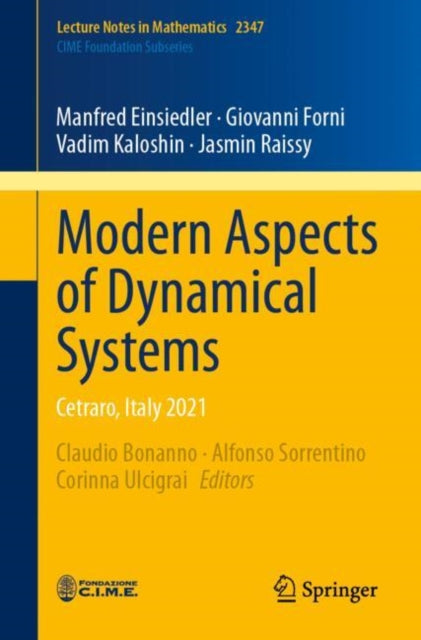 Book cover of: Modern Aspects of Dynamical Systems. By: Claudio Bonanno