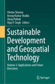 Book cover of: Sustainable Development and Geospatial Technology. By: Chetan Sharma