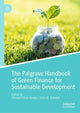 Book cover of: Palgrave Handbook of Green Finance for Sustainable Development. By: Ahmed Imran Hunjra