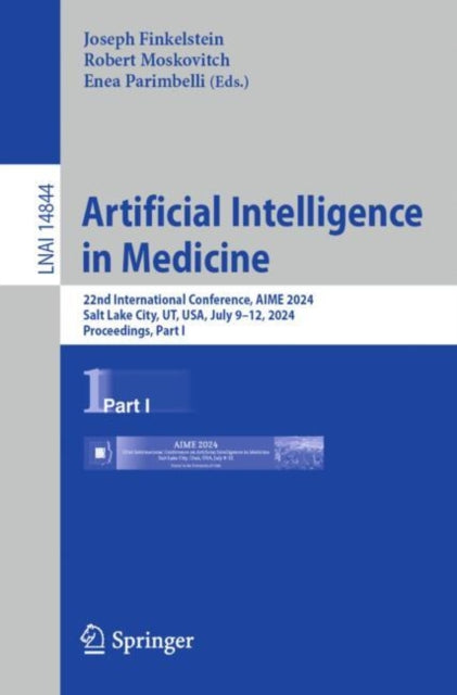 Book cover of: Artificial Intelligence in Medicine. By: Joseph Finkelstein
