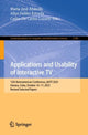 Book cover of: Applications and Usability of Interactive TV. By: María José Abásolo