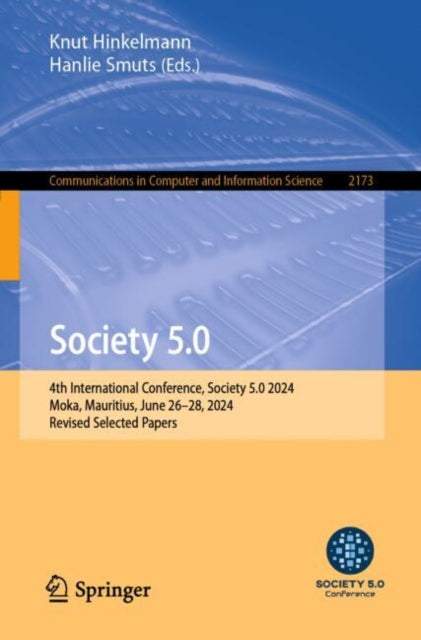 Book cover of: Society 5.0. By: Knut Hinkelmann