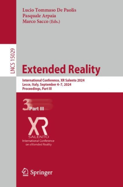 Book cover of: Extended Reality. By: Lucio Tommaso De Paolis