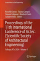 Book cover of: Proceedings of the 11th International Conference of Ar.Tec. (Scientific Society of Architectural Engineering). By: Rossella Corrao