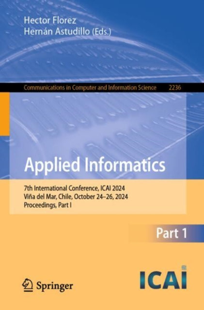 Book cover of: Applied Informatics. By: Hector Florez