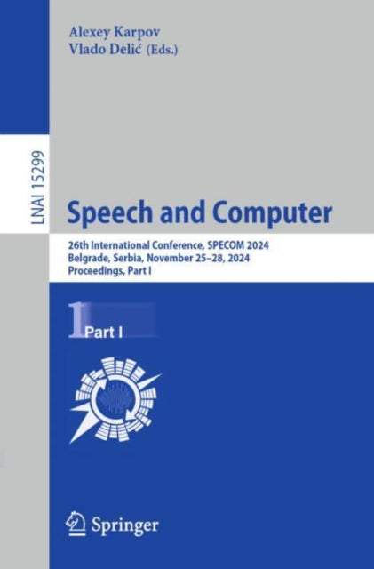 Book cover of: Speech and Computer. By: Alexey Karpov