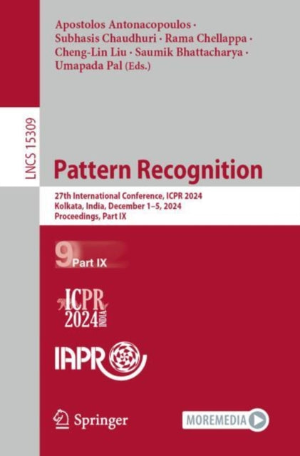 Book cover of: Pattern Recognition. By: Apostolos Antonacopoulos
