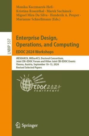 Enterprise Design, Operations, and Computing. EDOC 2024 Workshops