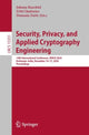 Book cover of: Security, Privacy, and Applied Cryptography Engineering