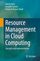 Book cover of: Resource Management in Cloud Computing. By: Sakshi Patni