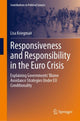 Book cover of: Responsiveness and Responsibility in the Euro Crisis. By: Lisa Kriegmair