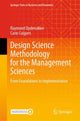 Book cover of: Design Science Methodology for the Management Sciences. By: Raymond Opdenakker