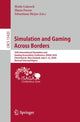 Book cover of: Simulation and Gaming across Borders