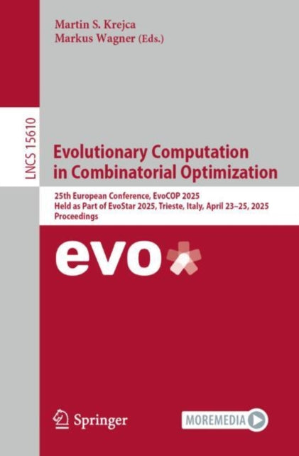 Book cover of: Evolutionary Computation in Combinatorial Optimization
