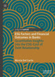 Book cover of: ESG Factors and Financial Outcomes in Banks