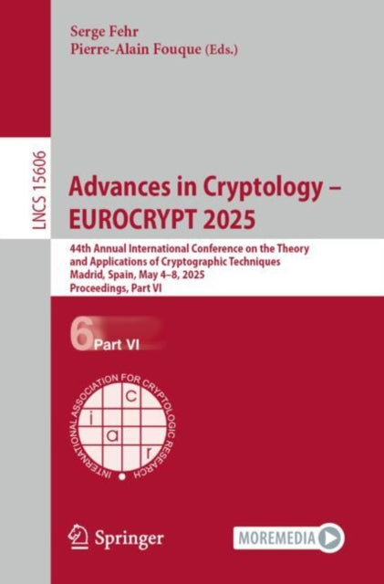 Book cover of: Advances in Cryptology – EUROCRYPT 2025