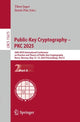 Book cover of: Public-Key Cryptography – PKC 2025