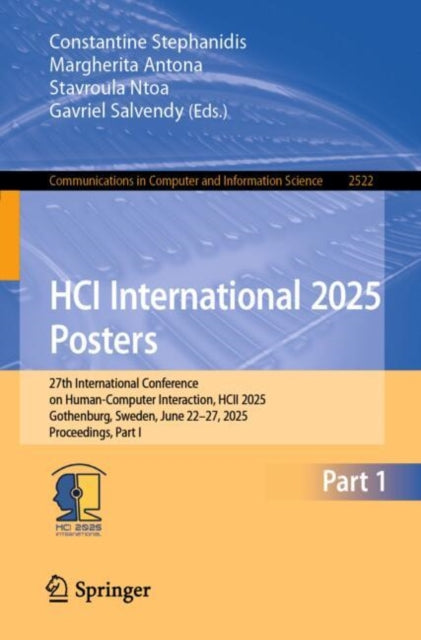 Book cover of: HCI International 2025 Posters