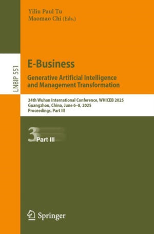 E-Business. Generative Artificial Intelligence and Management Transformation