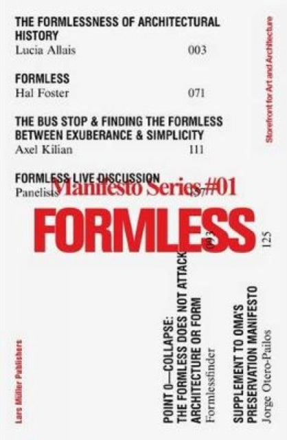 Book cover of: Formless. By: Garrett Ricciardi