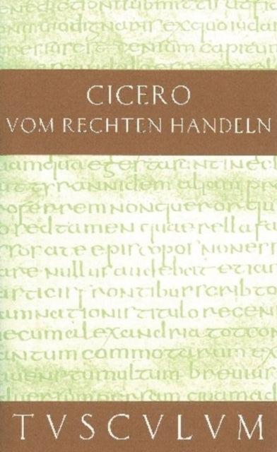 Book cover of: Vom rechten Handeln. By: Cicero