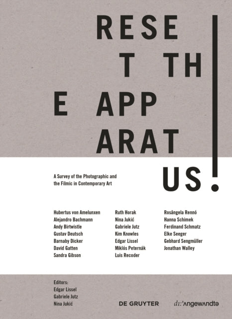 Book cover of: RESET THE APPARATUS!. By: Edgar Lissel