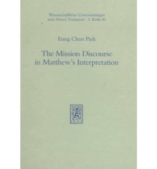 Book cover of: Eschatology in the Greek Psalter. By: Eung Chun Park