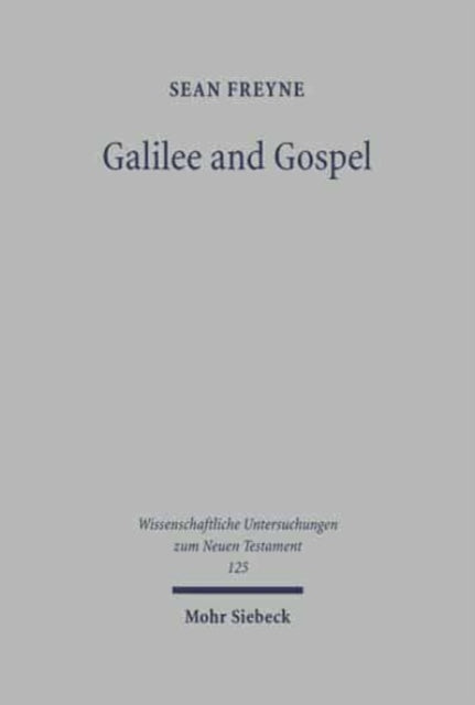 Book cover of: Galilee and Gospel