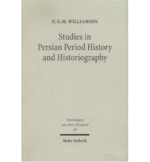 Studies in Persian Period History and Historiography