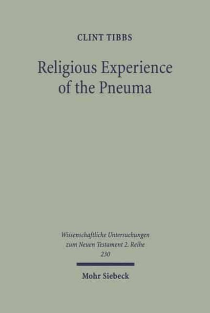 Religious Experience of the Pneuma