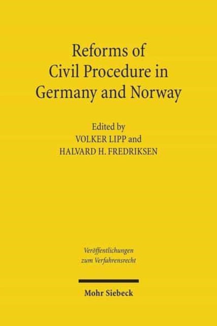 Book cover of: Reforms of Civil Procedure in Germany and Norway. By: Volker Lipp