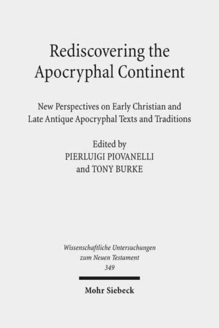 Book cover of: Rediscovering the Apocryphal Continent. By: Pierluigi Piovanelli