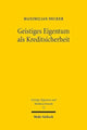 Book cover of: Geistiges Eigentum als Kreditsicherheit. By: Maximilian Decker