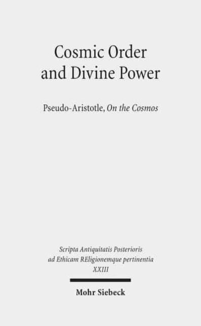 Cosmic Order and Divine Power