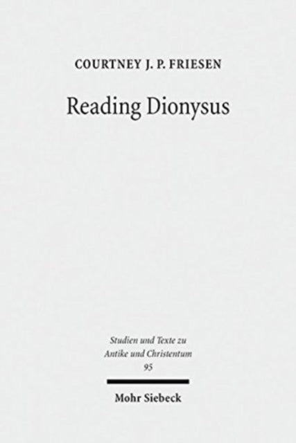 Reading Dionysus