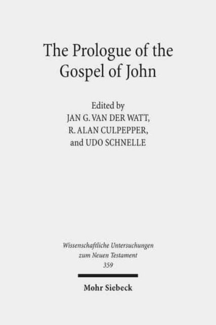 Book cover of: Prologue of the Gospel of John. By: J. G. Van der Watt