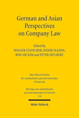 German and Asian Perspectives on Company Law