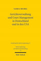 Book cover of: Gerichtsverwaltung und Court Management in Deutschland und in den USA. By: Saskia Michel