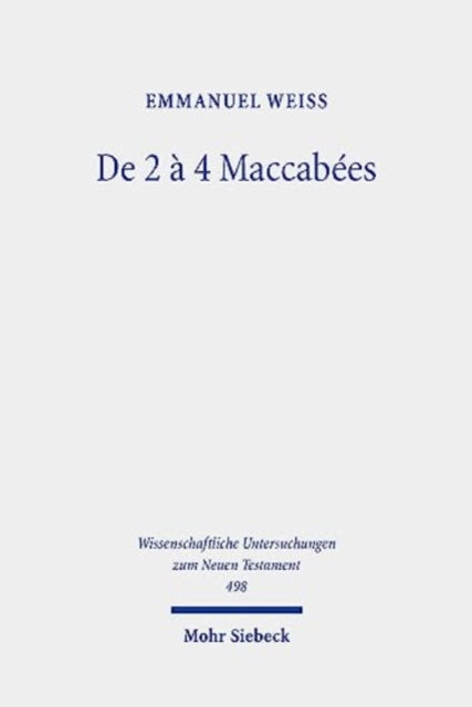 De 2 a 4 Maccabees