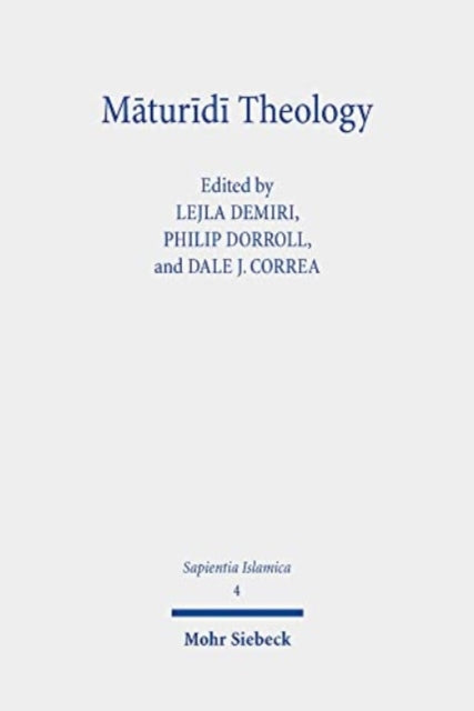 Book cover of: Maturidi Theology. By: Lejla Demiri