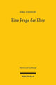 Book cover of: Eine Frage der Ehre. By: Nora Wienfort