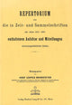 Book cover of: Repertorium ueber die in Zeit- und Sammelschriften der Jahre 1812-1890 enthaltenen Aufsaetze und Mitteilungen schweizergeschichtlichen Inhalts. By: Josef Leopold Brandstetter