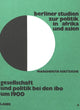 Book cover of: Gesellschaft und Politik bei der IBO um 1900