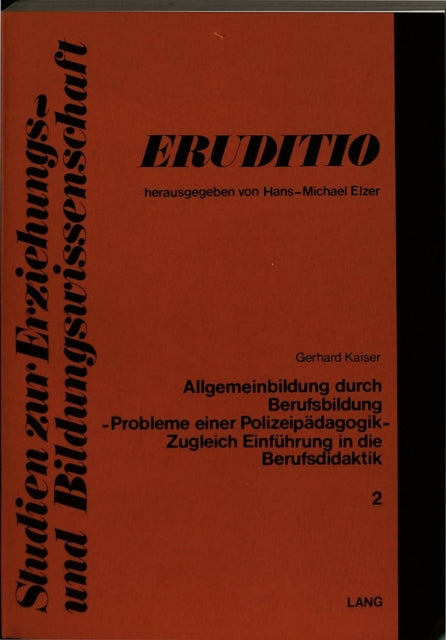 Book cover of: Allgemeinbildung durch Berufsbildung. By: Gerhard Kaiser