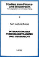 Book cover of: Internationaler Technologietransfer und Steuerrecht