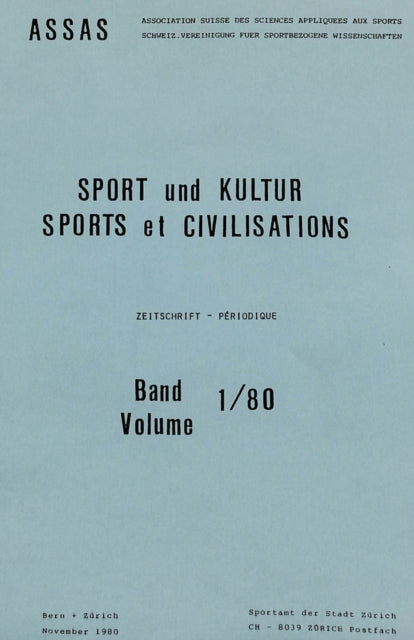 Book cover of: Sport und Kultur / Sports et civilisations