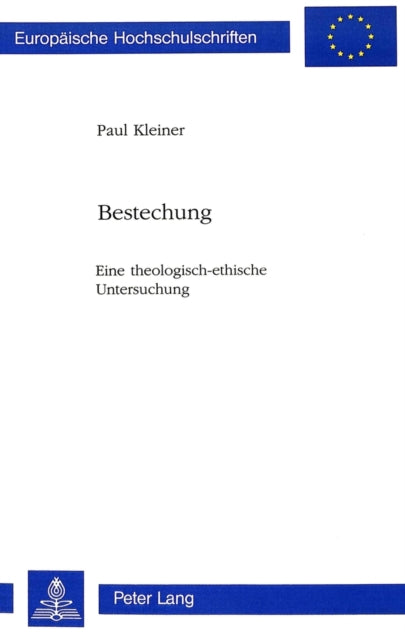 Book cover of: Bestechung