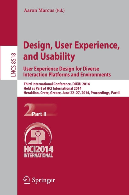 Design, User Experience, and Usability