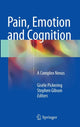 Book cover of: Pain, Emotion and Cognition. By: Gisèle Pickering